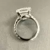 Handmade 6.5 Ct Radiant Cut Engagement Ring
