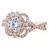 Handmade Vintage 2 Ct Round Cut Engagement Ring