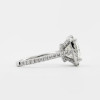 Handmade 4 Ct Cushion Cut Sterling Silver Engagement Ring