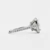 Handmade 4 Ct Cushion Cut Sterling Silver Engagement Ring