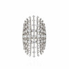 5ctw Gradient Size Round Cut Comtemporary Cocktail Ring