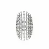 5ctw Gradient Size Round Cut Comtemporary Cocktail Ring