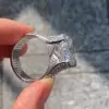 10.4ct Round Cut Bold Allover Paved Ring