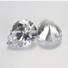 SayaBling Pear Cut 5A Lab-Created White Color Gemstone