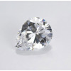 SayaBling Pear Cut 5A Lab-Created White Color Gemstone