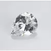 SayaBling Pear Cut 5A Lab-Created White Color Gemstone