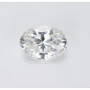 SayaBling Oval Cut 5A Lab-Created White Color Gemstone