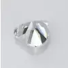 SayaBling Heart Cut 5A Lab-Created White Color Gemstone