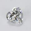 SayaBling Heart Cut 5A Lab-Created White Color Gemstone