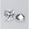 SayaBling White Color Cushion Cut 5A Lab-Created Gemstone