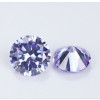 SayaBling Light Blue Round Cut 5A Lab-Created Gemstone