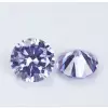 SayaBling Light Blue Round Cut 5A Lab-Created Gemstone