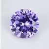 SayaBling Light Purple Round Cut 5A Lab-Created Gemstone