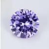 SayaBling Light Purple Round Cut 5A Lab-Created Gemstone