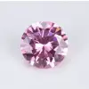 SayaBling Pink Color Round Cut 5A Lab-Created Gemstone
