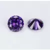 SayaBling Purple Color Round Cut 5A Lab-Created Gemstone 