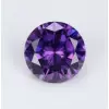 SayaBling Purple Color Round Cut 5A Lab-Created Gemstone 