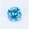 SayaBling Light Sky Blue Round Cut 5A Lab-Created Gemstone