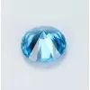 SayaBling Light Sky Blue Round Cut 5A Lab-Created Gemstone