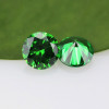 Green Color Round Cut 5A Lab-Created Gemstone