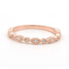 2ct Pear Cut 3pc Bridal Set in Rose Gold