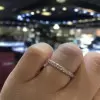 2ct Oval Cut White Sapphire 2pcs Bridal Set in Rose Gold