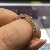 2ct Oval Cut White Sapphire 2pcs Bridal Set in Rose Gold