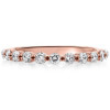 3ct Round Cut White Sapphire 3pcs Bridal Set in Rose Gold
