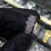 3.75ct 3-Rows Iced Out Princess Cut Eternity Band for Men