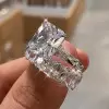 Handmade Radiant Cut Ring Set