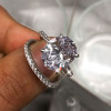 Handmade Oval Ring Set 5.2 CTW