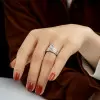 3ct Marquise Cut White Sapphire Engagement Ring