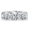 Multi-Cut White Sapphire Eternity Band