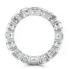 Multi-Cut White Sapphire Eternity Band