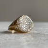 2ctw Paved Black Sapphire Cocktail Ring