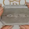 1.3ct Cushion Cut White Sapphire 2pcs Bridal Set in Rose Gold