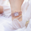 Fashion Shiny Square Dial full Diamond Watch