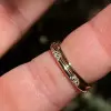 2ct Pear Cut White Sapphire 2pcs Bridal Set in Gold
