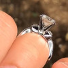 3ct Three-Stone Round Cut 2pcs Bridal Set