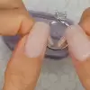 3ct Cushion Cut White Sapphire 2pcs Bridal Set