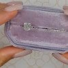 3ct Cushion Cut White Sapphire 2pcs Bridal Set