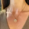 Flush Set Multicolor Sapphire Starry Pendant Necklace
