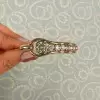 7ctw Round Cut Bezel Set Asymmetric Bangle