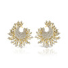 Contemporary Style Clustered Firework Statement Earrings