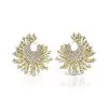 Contemporary Style Clustered Firework Statement Earrings