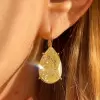 12ctw Pear Cut White Sapphire Classic Drop Earrings