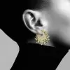 Contemporary Style Clustered Firework Statement Earrings