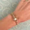 7ctw Round Cut Bezel Set Asymmetric Bangle