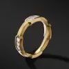 Channel Set White Sapphire Station Band Men's Ring