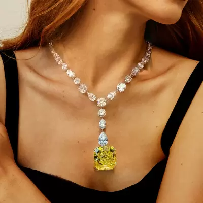 Yellow sapphire necklace designs new arrivals